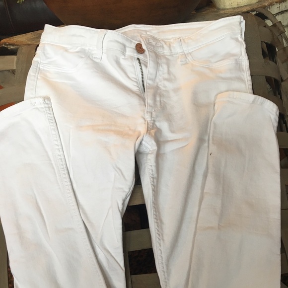 h & m white jeans